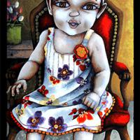 MELINA, acryl/toile 36x60cm