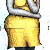 Acryl/carton 26x128cm