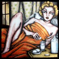 MARILYN 3, acryl/toile 80x80cm