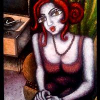 AMY, acryl/toile 61x74cm