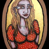 MIMI, acryl/carton 42x60cm