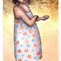 EMNA 1, acryl/papier 20x40cm