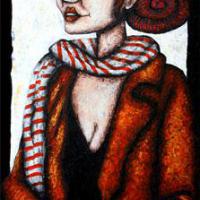 DOUDOU, acryl/toile 32,5x55cm