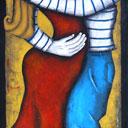 DES GRANDS ZAMOUREUX v1,  acryl/toile 45x140cm