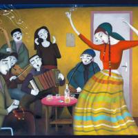 MANOUCHE, acryl/toile 150x100cm