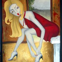 SANS TITRE, acryl/toile 80x100cm