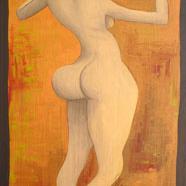 NUE, acryl/toile 30x60cm