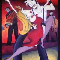 TANGO, acryl/toile 80x100cm
