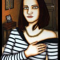 ANNE, acryl/toile 54x73cm